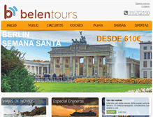 Tablet Screenshot of belentours.com